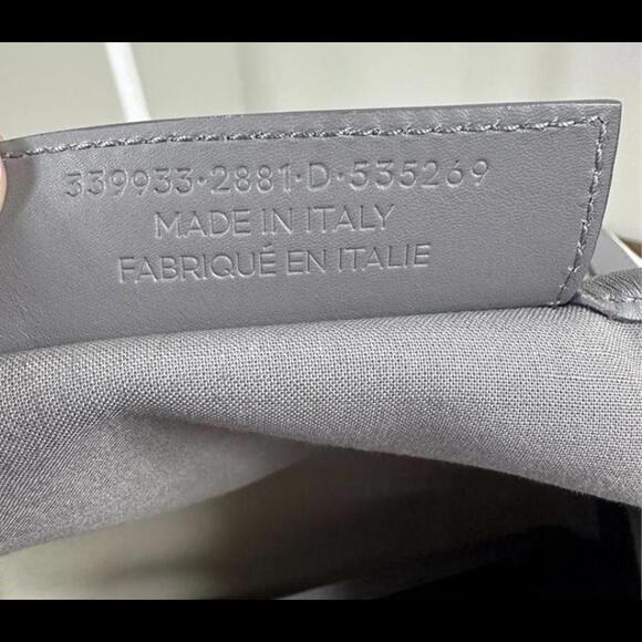 Balenciaga Cabas Tote Bag + Pouch in Grey Leather & Ivory Canvas (BAXX190) - Picture 7 of 12